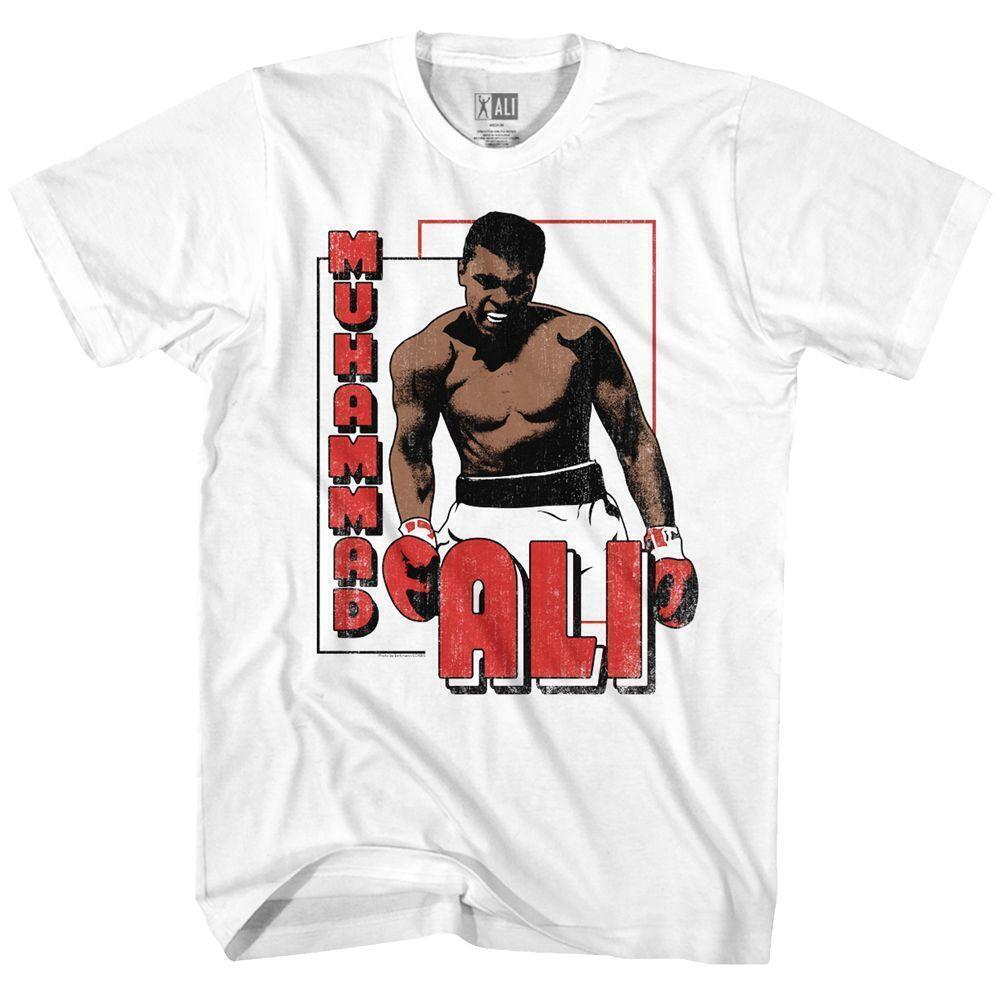 Muhammad Ali Ali Greatest White Classic Adult T Shirt